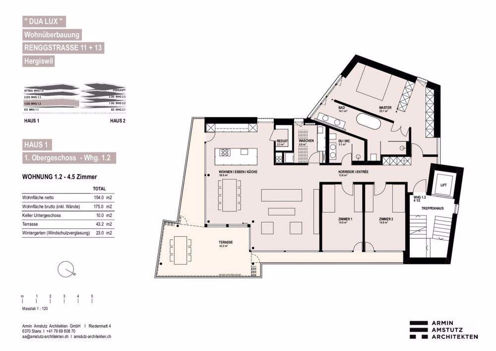 DUA LUX " Exklusive 4.5 Zi.- Wohnung - Bild 2
