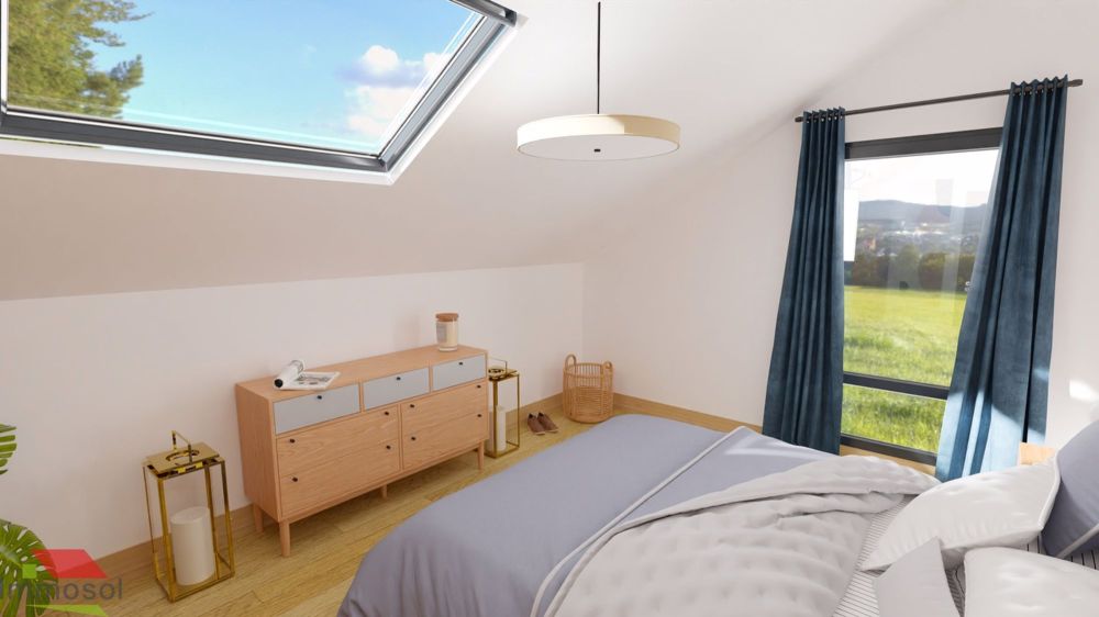 Le Mont - Attique Neuf 5.5 pièces avec Jardin Privé - Immosol | Le Mont | Chambre