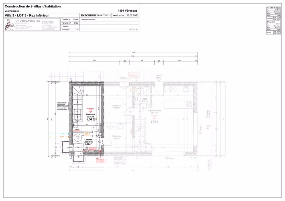 Schönes Chalet-Villa mit 3,5 Zimmern in Vérossaz - Bild 7