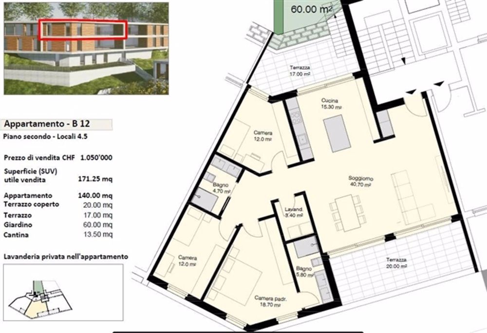 NUOVO APPARTAMENTO 4.5 LOCALI CON GIARDINO A GIUBIASCO - NEUE 4,5-ZIMMER-WOHNUNG MIT GARTEN IN GIUBIASCO - Bild 11