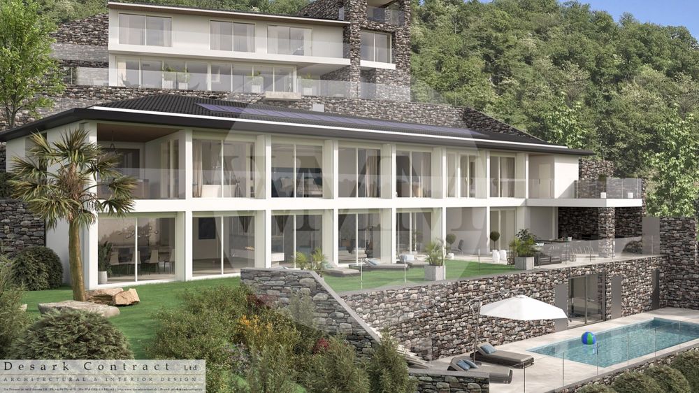 VILLA EXTRALUSSO CON VISTA MOZZAFIATO SUL LAGO MAGGIORE - Bild 10