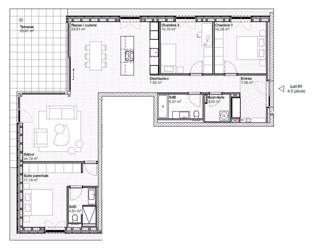 Zu verkaufen, Appartement PPE, 1632 Riaz, Ref 1632.01 - Bild 4