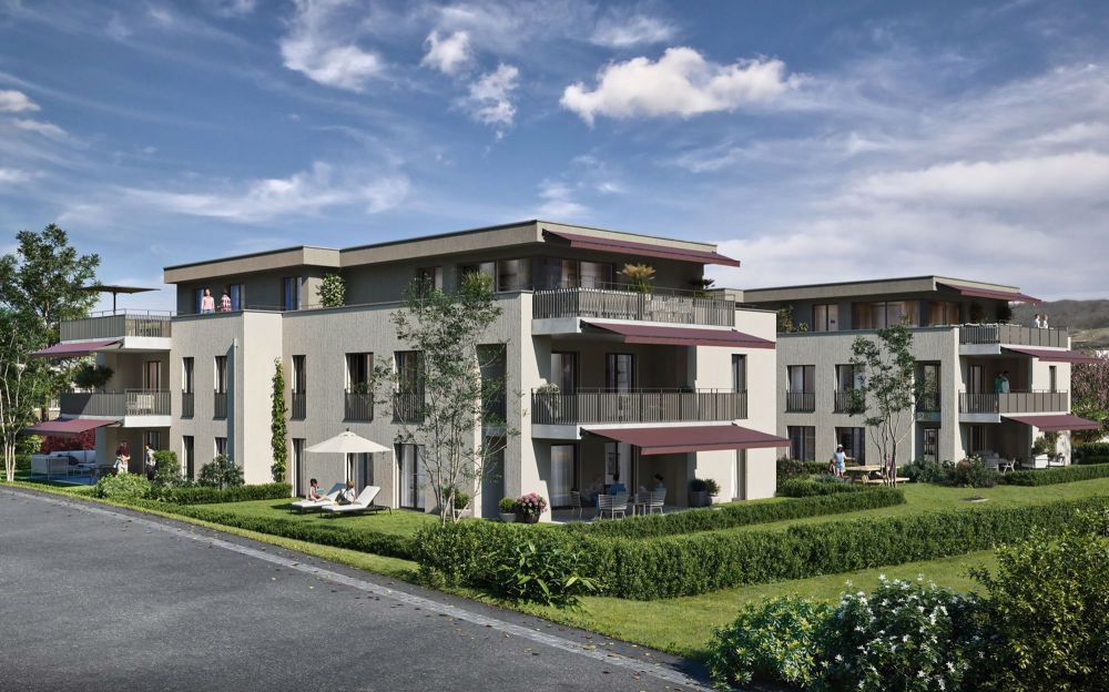 Neubau: Moderne 4.5-Zimmer-Erdgeschosswohnung mit grossem Gartenanteil - Bild 1