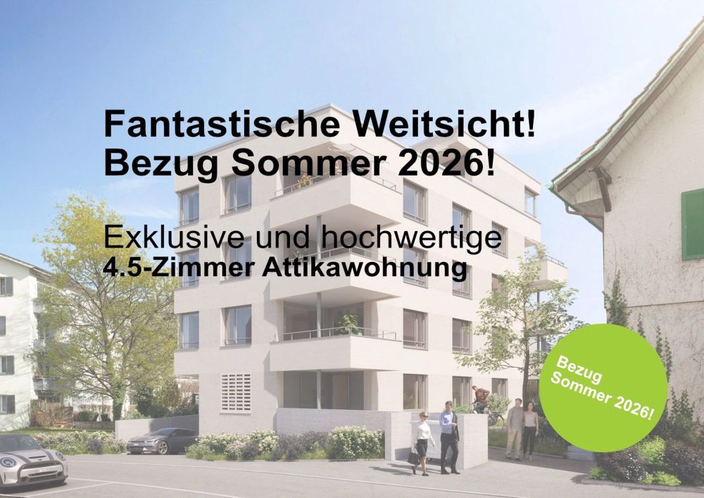 Traumwohnung mitgestalten: Exklusive Attikawohnung an ruhiger und zentraler Lage - Bild 1