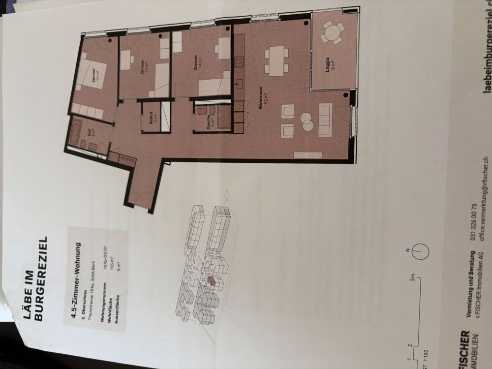 4½ ZI-WOHNUNG IN BERN - ELFENAU/BRUNNADERN, MÖBLIERT, TEMPORÄR - Bild 11