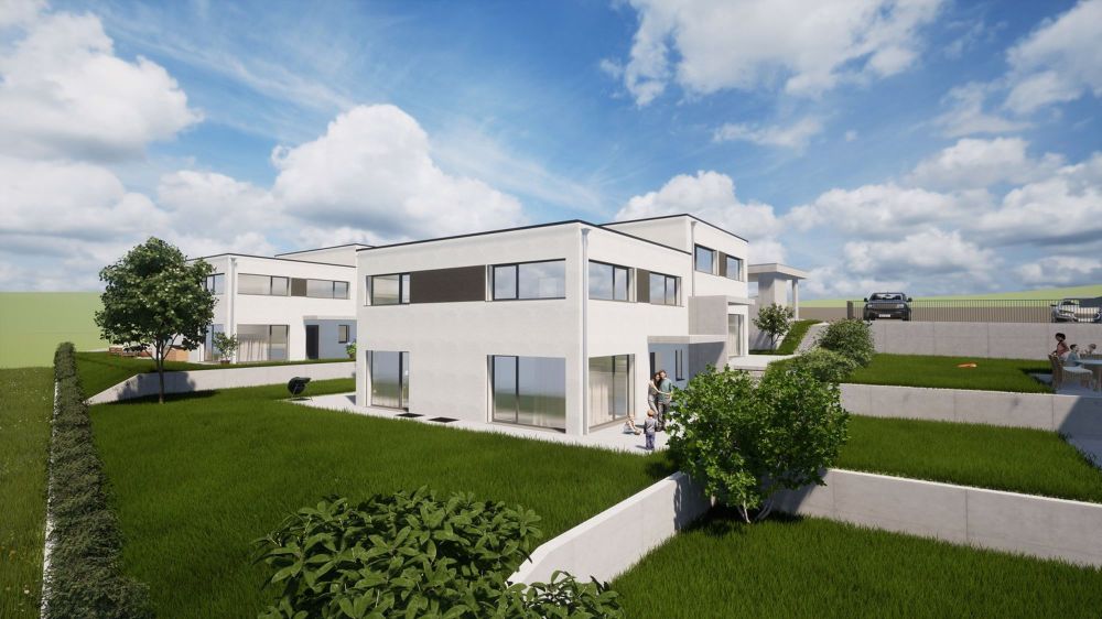 NEUBAU VIER DOPPELEINFAMILIENHÄUSER UND SECHS REIHENEINFAMILIENHÄUSER, NIEDERDORF - Bild 3