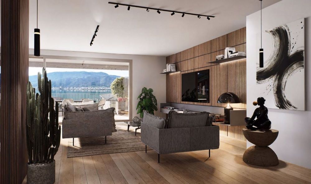 CAPOLAGO – ATTICO 4.5 LOC, CON VISTA SUL LAGO DI LUGANO (APP. 4) - Bild 1