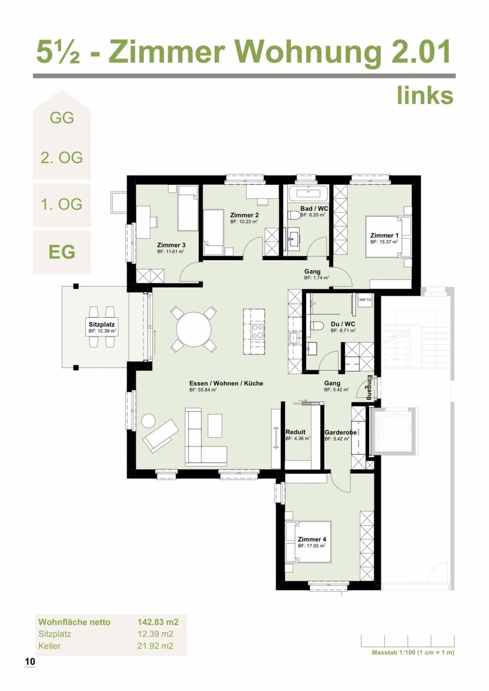 Attraktive Neubau-Renditeliegenschaft in Bleienbach – 2 Mehrfamilienhäuser mit je 8 Wohnungen - Bild 6