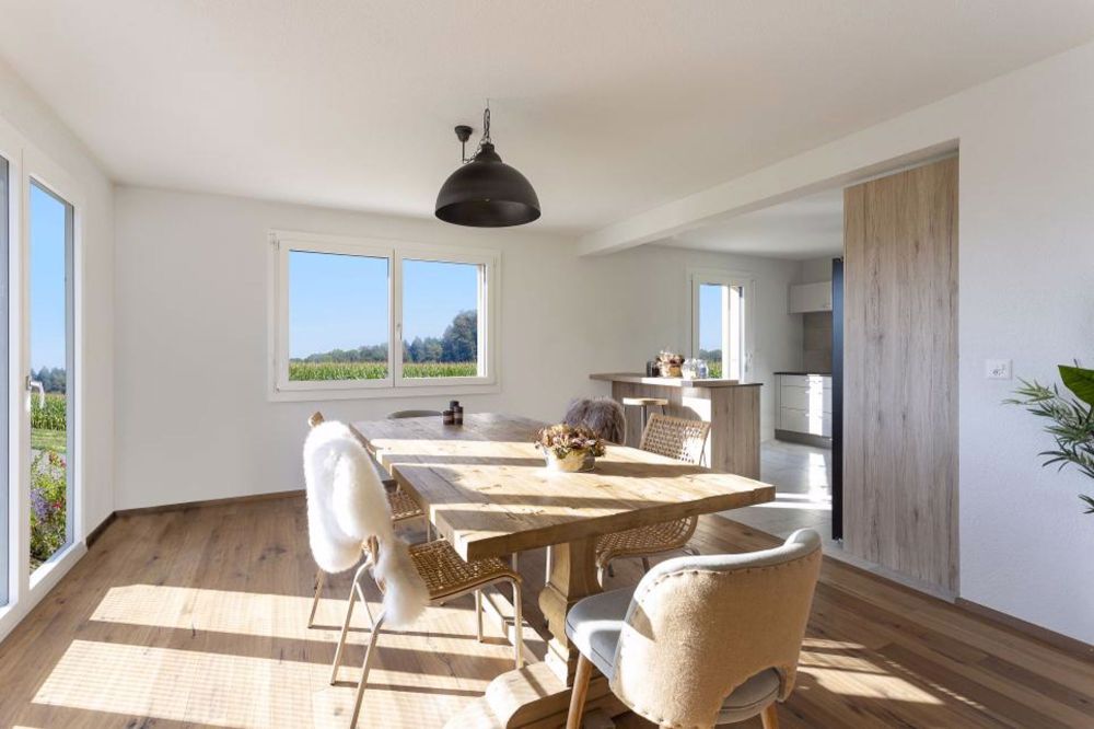 Nouvelle promotion à Saint-George : villas avec belle vue sur la campagne - Non-contractuel