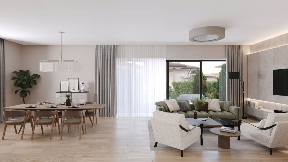 Die Villas'geoises Corcelles-le-Jorat - Pièce de vie