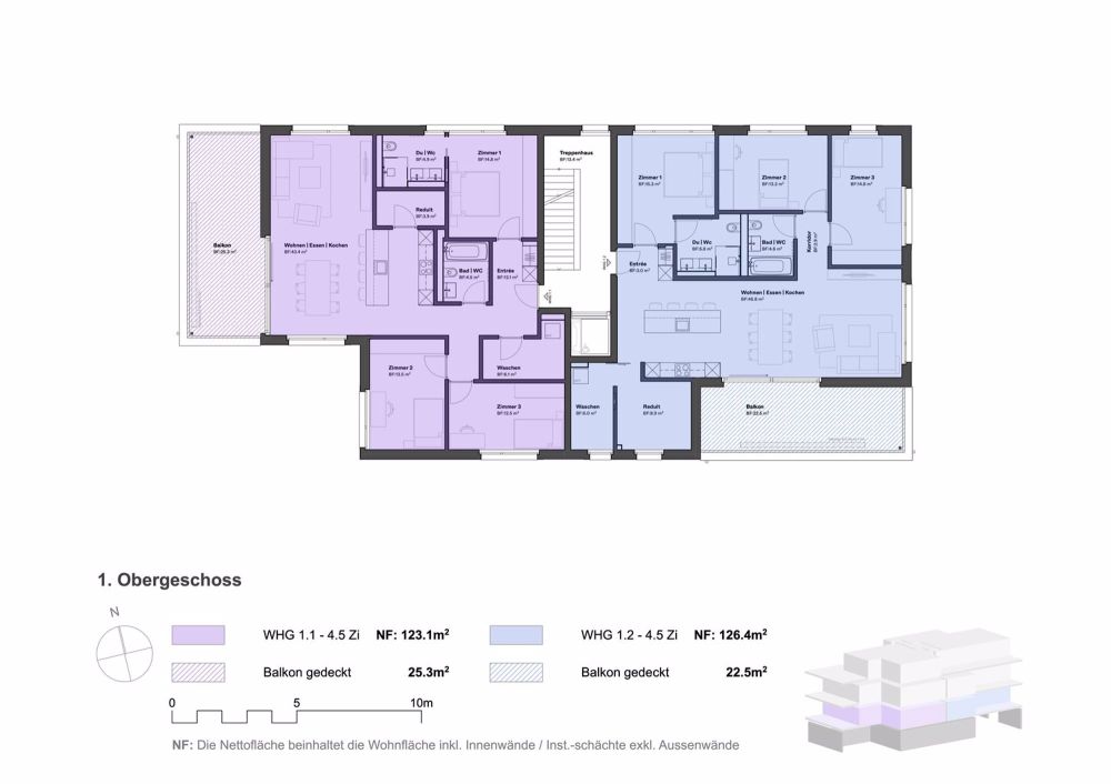 Neubau - Top 4.5-Zimmerwohnung mit (Süd-)Westausrichtung - Bild 5