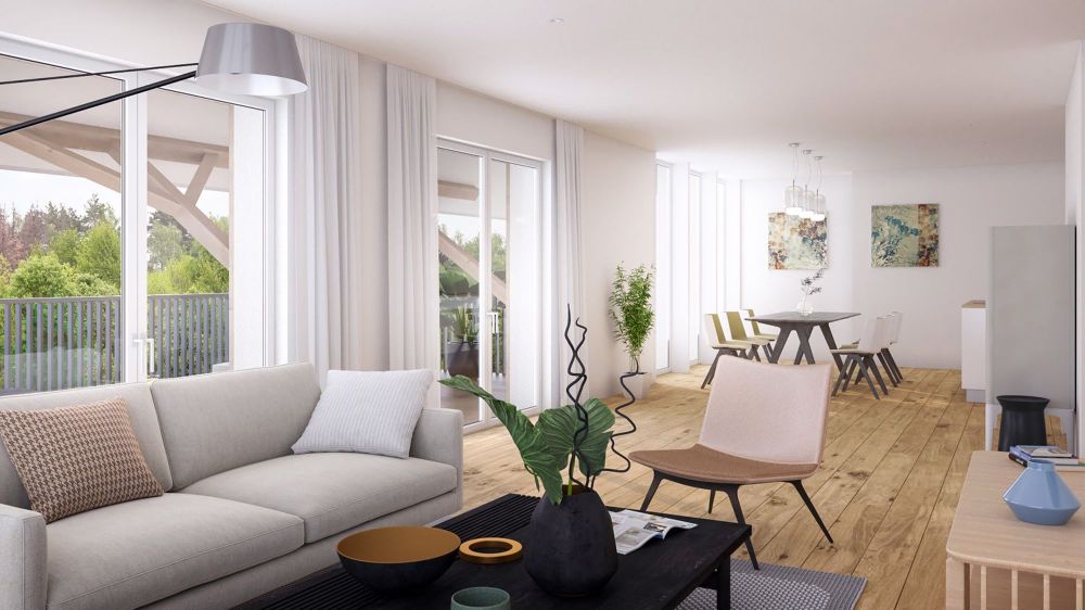 Hochwertige Neubauwohnungen an idyllischer Lage - Wohnen & Essen