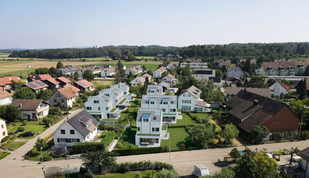 MINERGIE-Doppelhaus direkt beim S-Bahnhof und Einkaufsmöglichkeit - Überbauung Im Kern