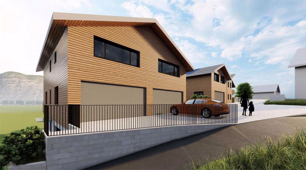 Drei Holz-Riegelbauhäuser stilvoll und elegant - Bild 8