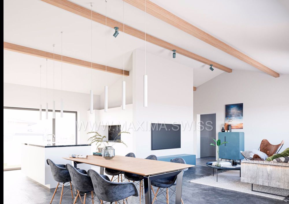 Lugano-Cadro: Casa moderna e funzionale immersa nel verde - Bild 3