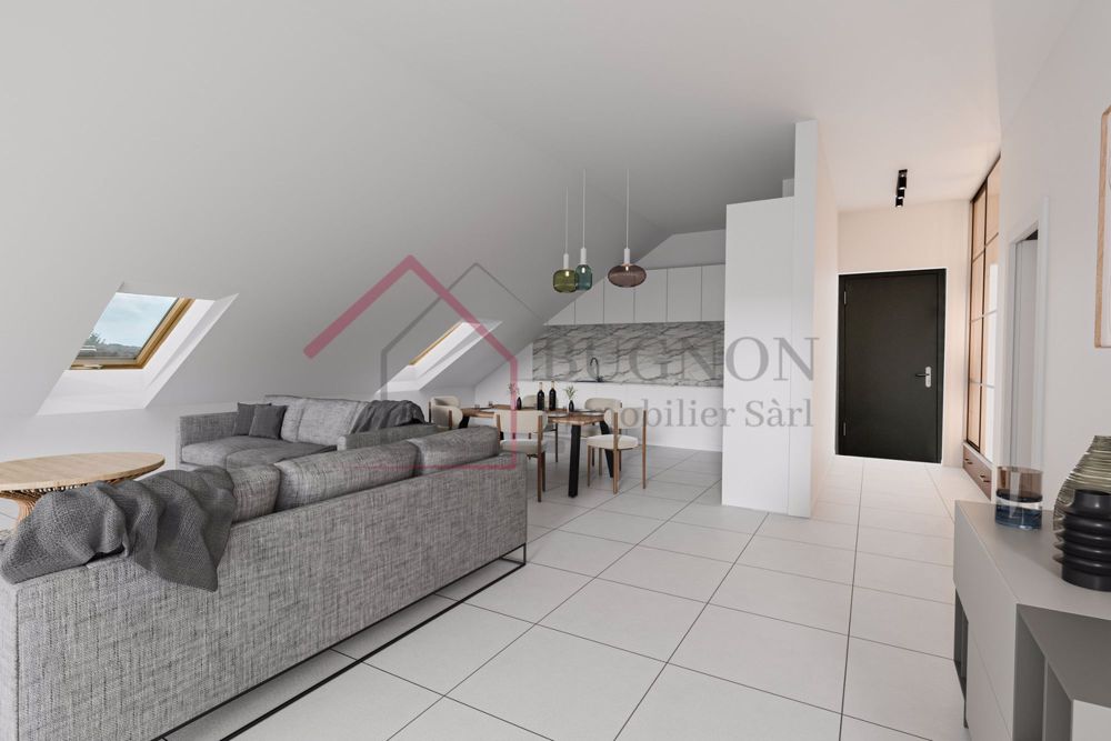 Wohnung PPE mit 3,5 Zimmern, 87 m2 PPE mit Loggia - Pièce de vie
