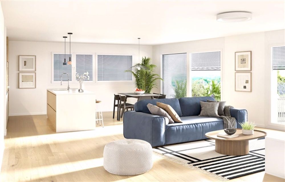 Wunderschöne 3,5-Zimmer-Wohnung mit Balkon in Attalens Lot A12 - Bild 3