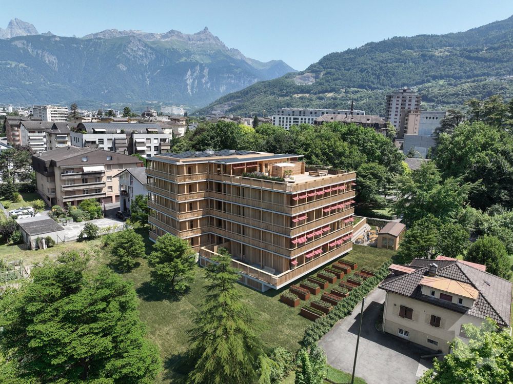 Monthey, La Kaazelle 5,5 Zimmer in einer ökologisch verantwortungsvollen Wohnanlage - Bild 7