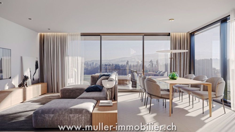 4 moderne Villen mit Abstand, nahe Romont - Bild 6