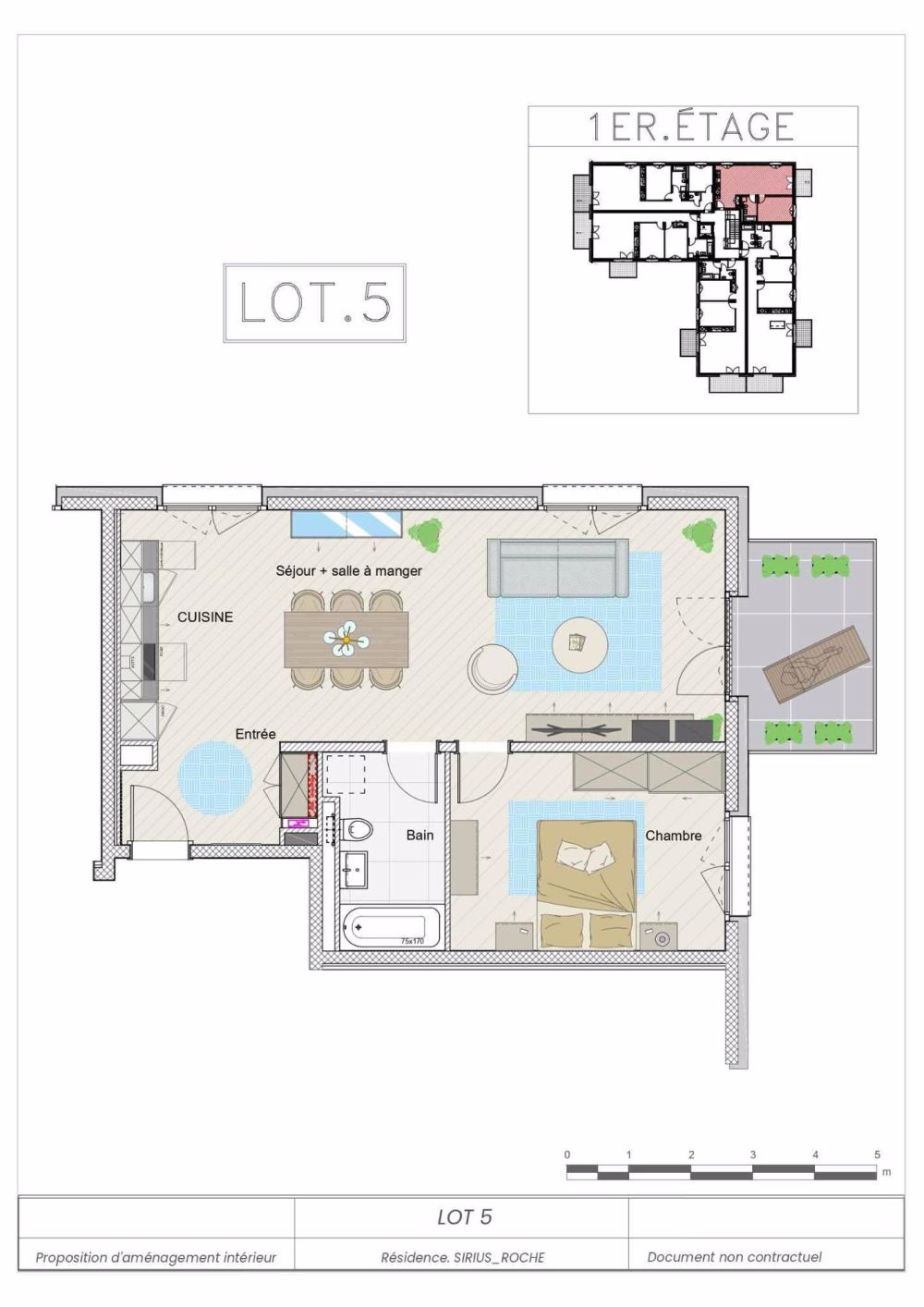 Zweieinhalb-Zimmer-Wohnung in Roche VD - Einheit 5 - Bild 8