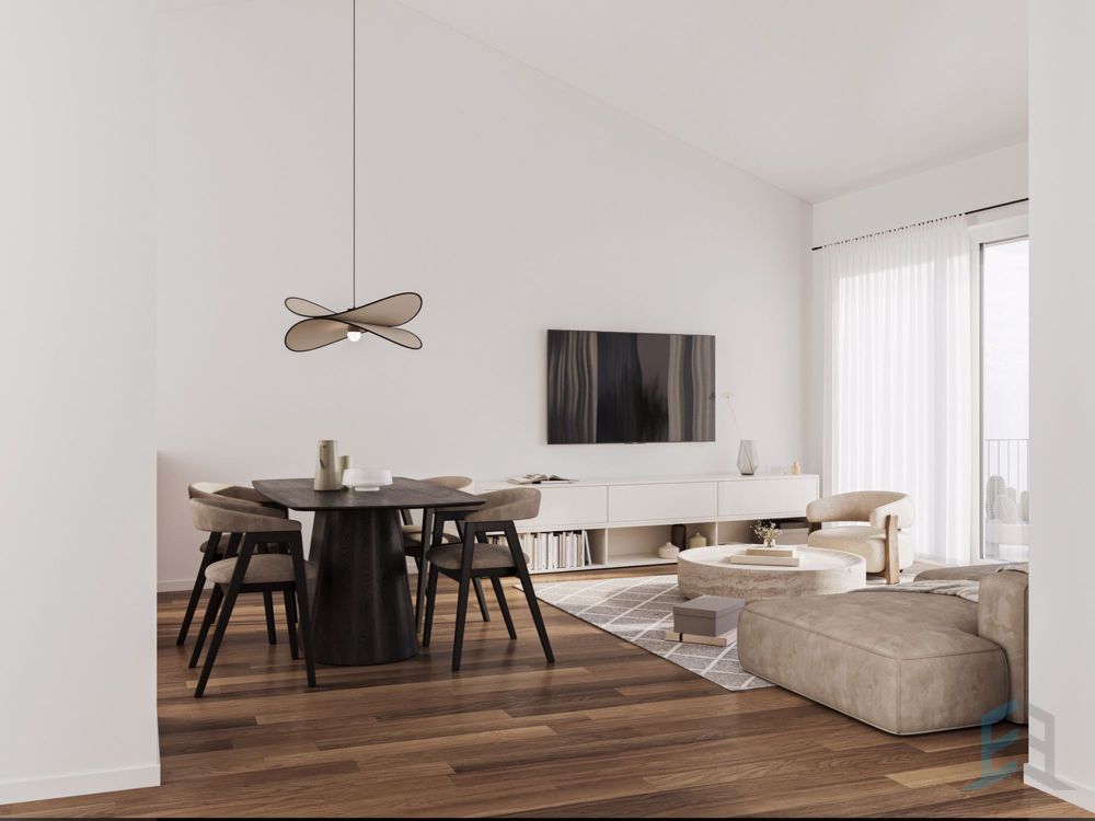 Superbe 2 ½ pièces en rez-de-jardin dans un projet de 7 unités à Villa - Résidence St-Charles - Salle à manger