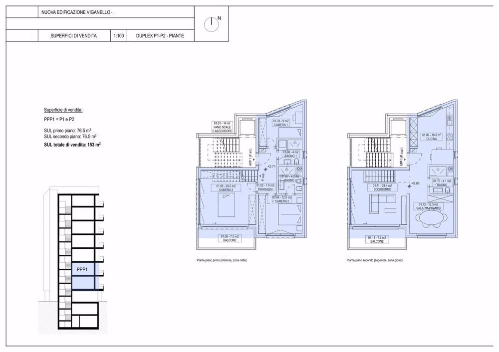 Nuova Residenza! Elegante Duplex di 4.5 Locali con Ampi Spazi e Finiture Moderne a Viganello - Bild 5