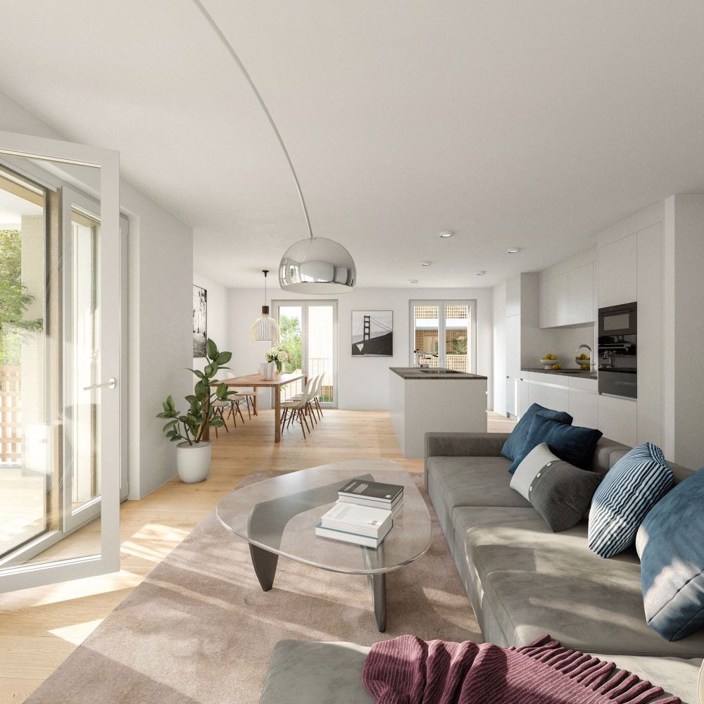 4.5-Zimmer-Neubauwohnung mit Balkon in Zweidlen - Bild 1