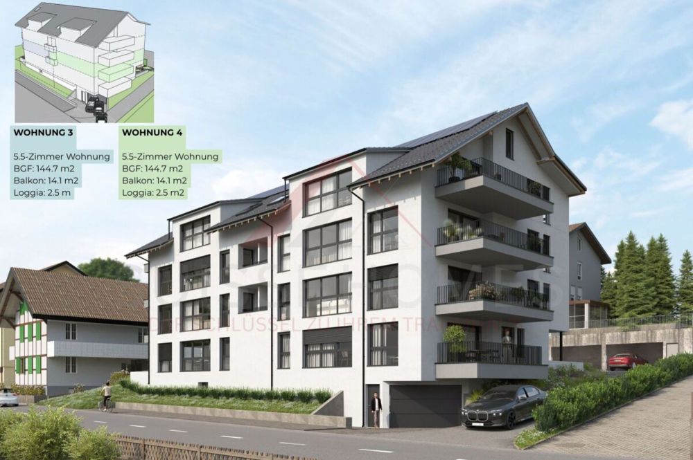 Hochwertiges Wohnen mit Stil & Raum - 5½-Zimmer-Eigentumswohnung «RESIDENCE CENTRO» (1. OG) - Bild 2