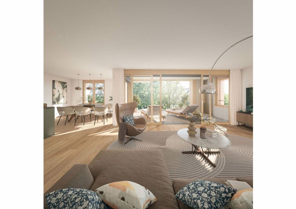 3.5 Zimmer-Gartenwohnung mit einladendem Sitzplatz - Beispiel Innenausbau
