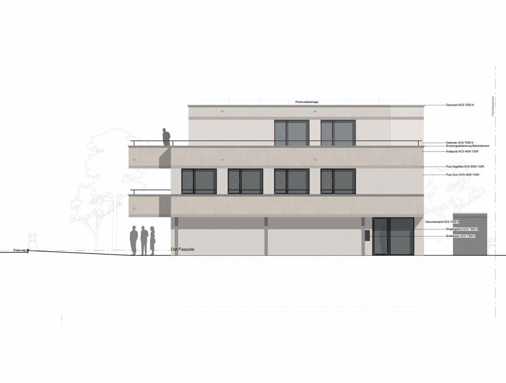 Neubau 4-Familienhaus mit Gartenwohnung und Attika - Bild 6