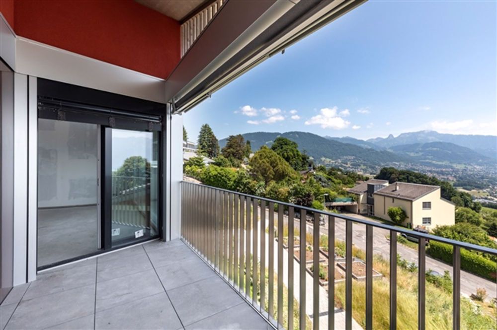 Neue 4,5-Zimmer-Penthouse-Wohnung mit Zwischengeschoss und spektakulärem Seeblick zum Verkauf in Jongny - Los D2 - Bild 3