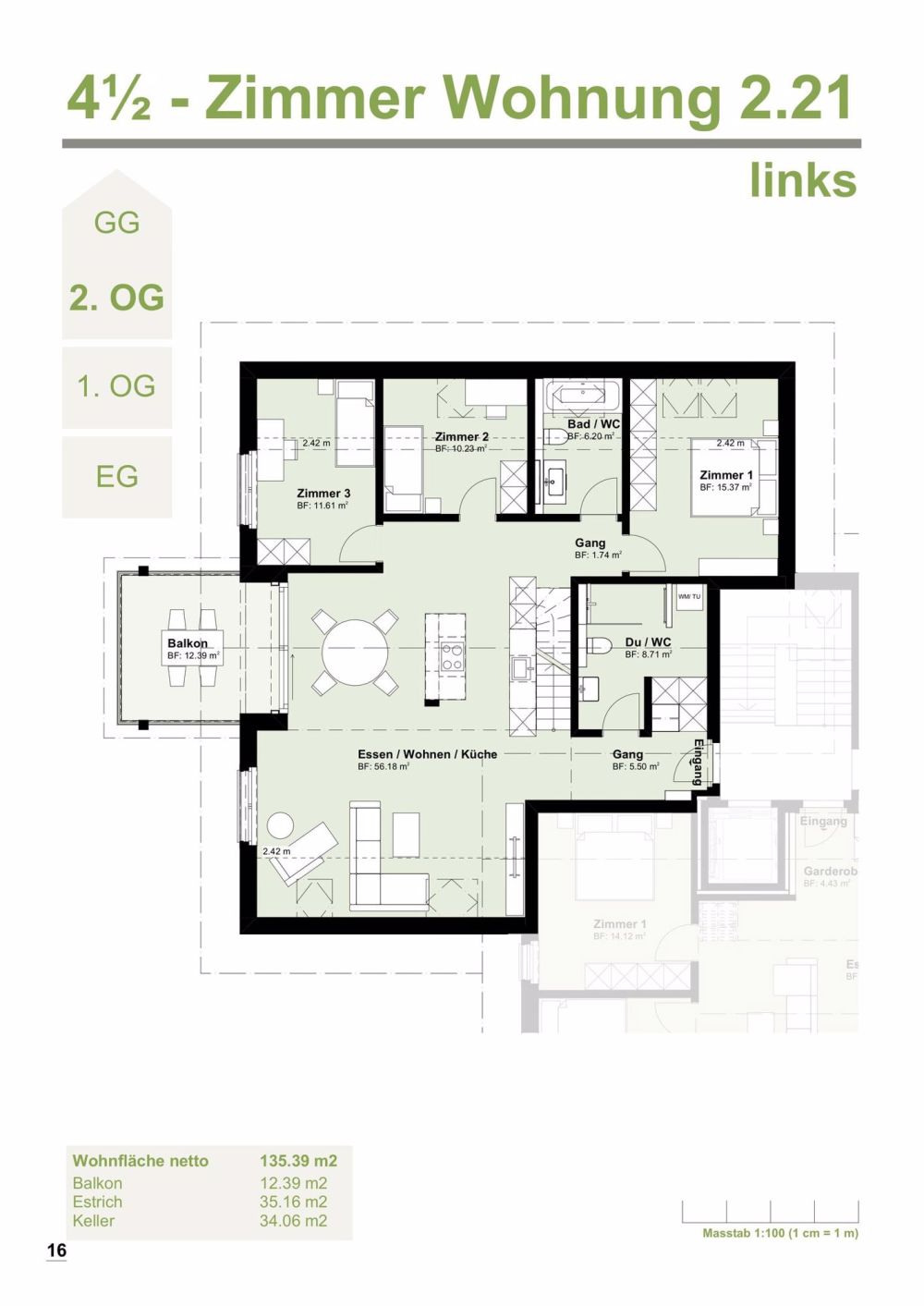 Attraktive Neubau-Renditeliegenschaft in Bleienbach – 2 Mehrfamilienhäuser mit je 8 Wohnungen - Bild 12