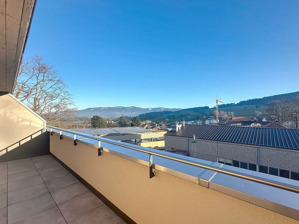 Entre Bulle et Fribourg Magnifique attique avec grande terrasse - Bild 1