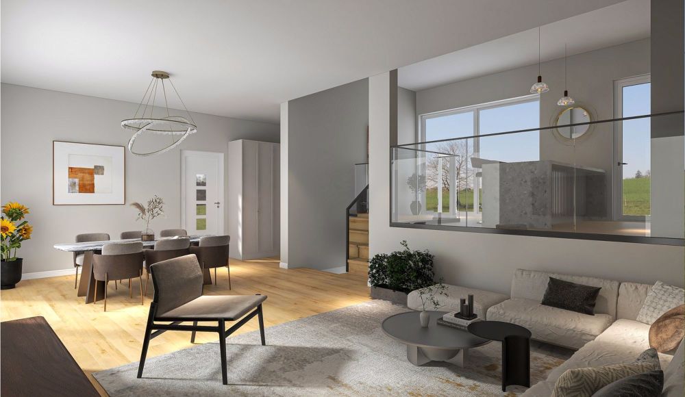 Neubau MINERGIE von 2 Villen in Savigny - Bild 4