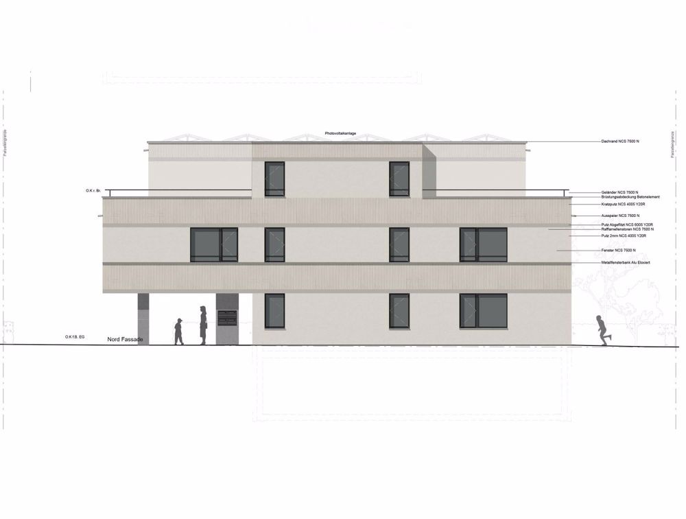 Neubau 4-Familienhaus mit Gartenwohnung und Attika - Bild 4