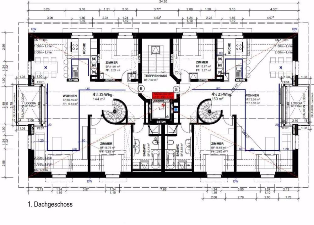 Zu verkaufen 4½ Zi.-Maisonettewhg., an der Maugwilerstrasse 40 in 9552 Maugwil / 150 m2 Wohnfläche (Steuerfuss 9500 Wil) - Bild 6
