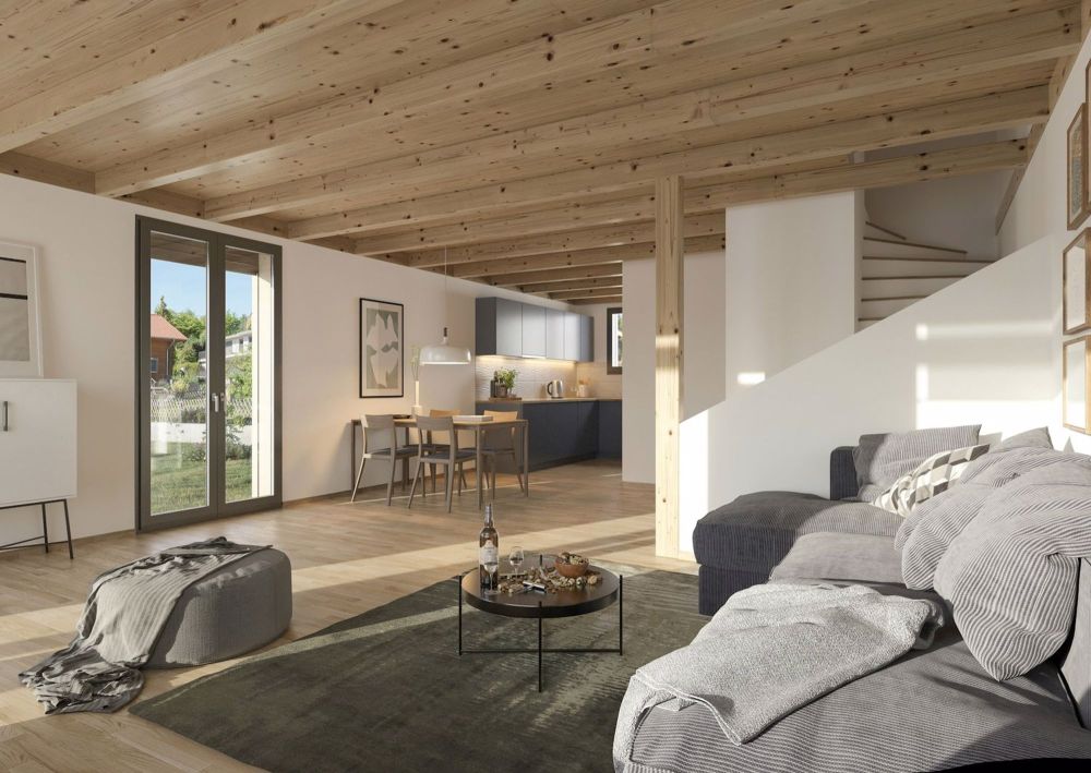 Ihr neues Reiheneinfamilienhaus aus Holz - nachhaltig, warm und familiär - Bild 1