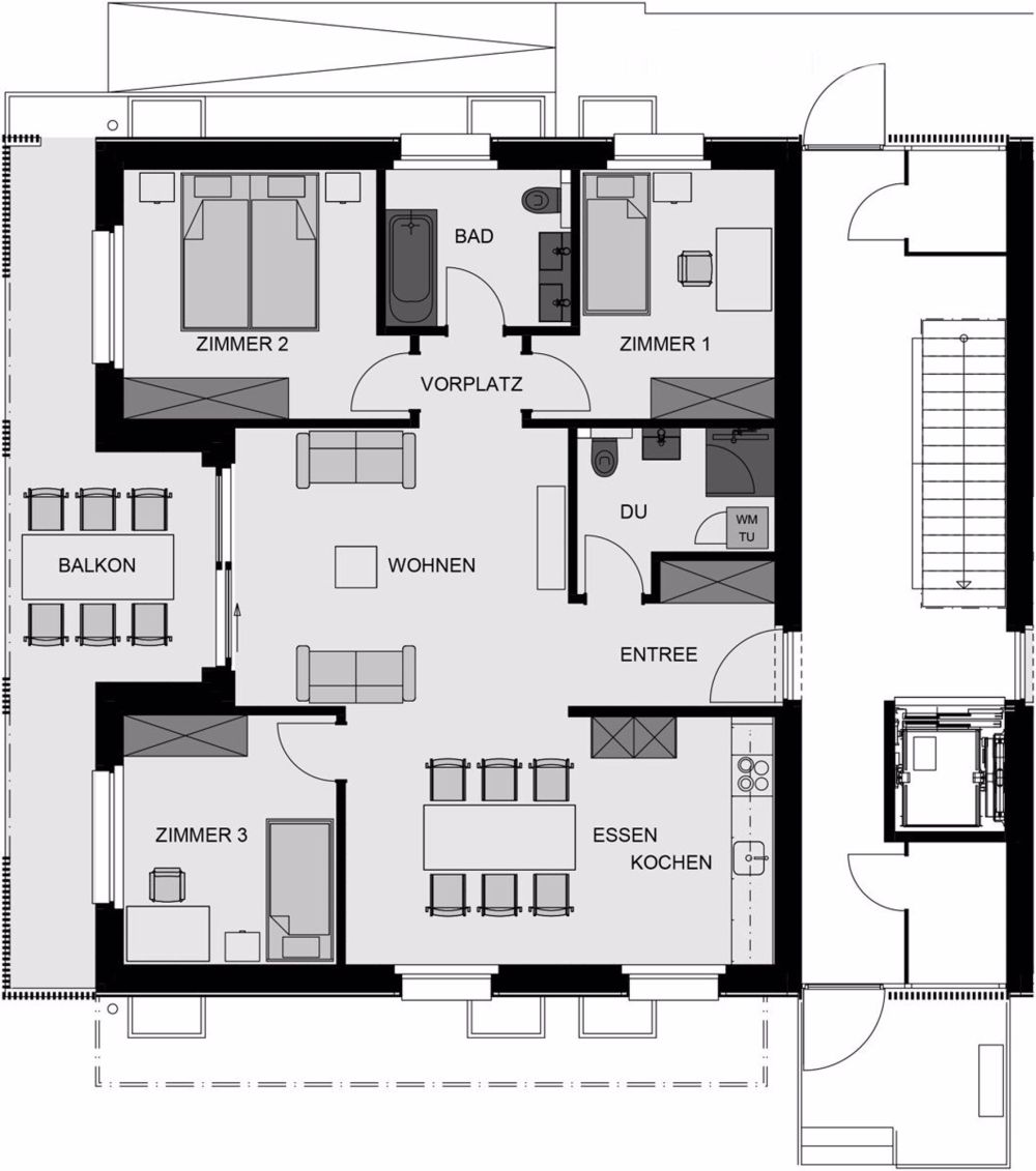 Endlich Zuhause! Traumhafte Neubauwohnungen warten - Erdgeschoss und 1. Obergeschoss links