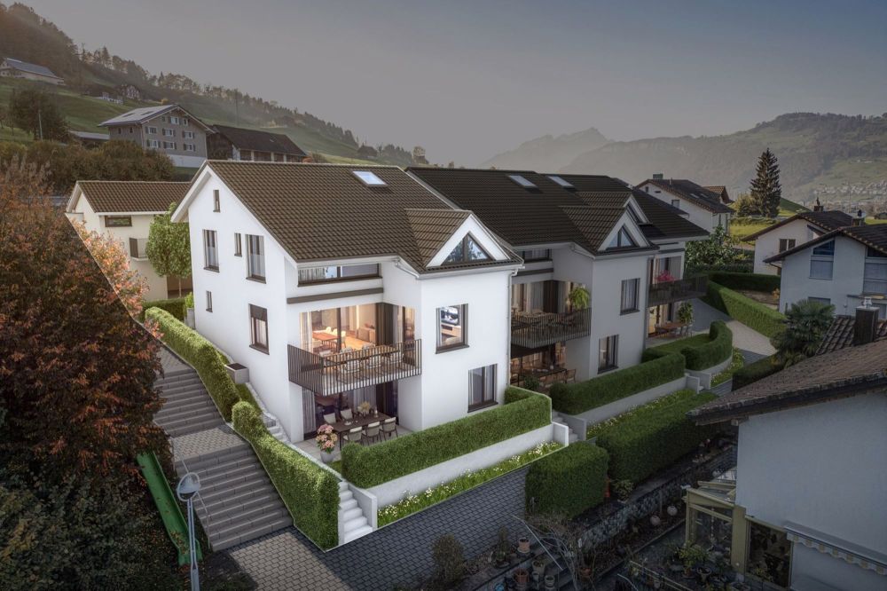 Neubau Haus G1 mit Einliegerwohnung - Die Aussenansicht