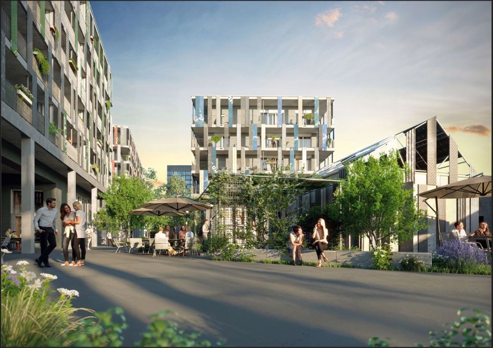 Erstbezug Co-Next: Zusammen. Leben. Muttenz - Aussicht