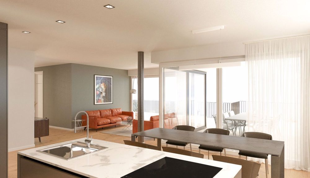 Moderne 5.5-Zimmer-Wohnung in idyllischer Lage in Birmenstorf - Bild 1