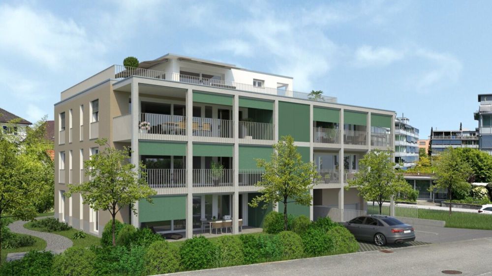 Attikawohnung mit grosser Terrasse und schöner Weitsicht - Aussenansicht