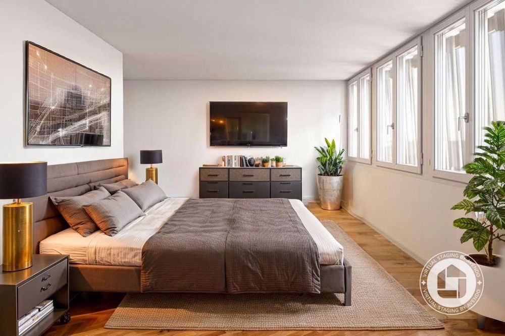 Stil trifft Weitblick – charmante 3.5-Zimmer-Dachwohnung hoch über Mettmenstetten. - Bild 8