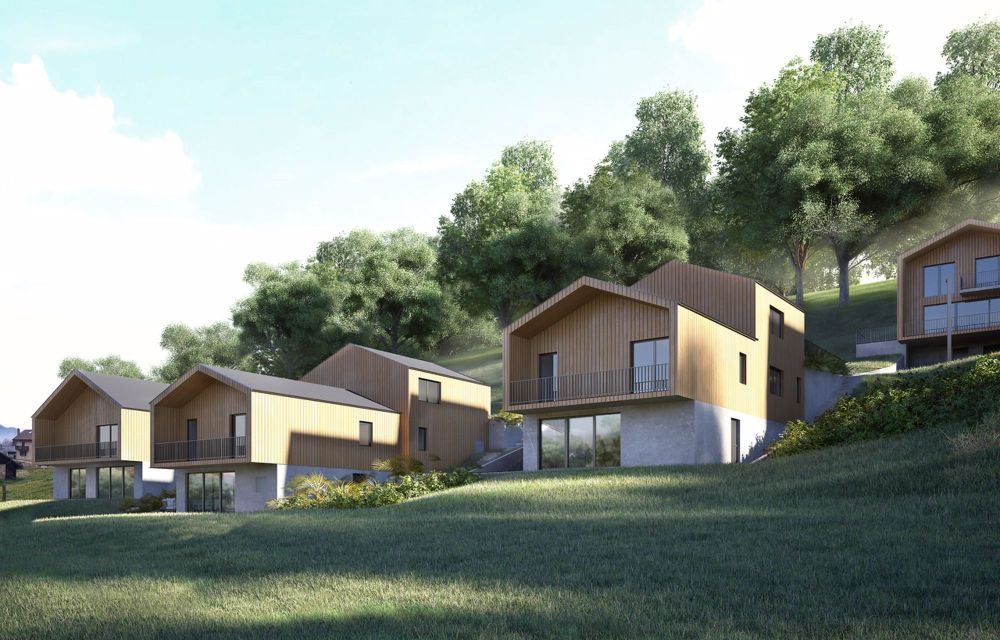 Schönes Chalet-Villa mitoyen in Vérossaz - Lotissement
