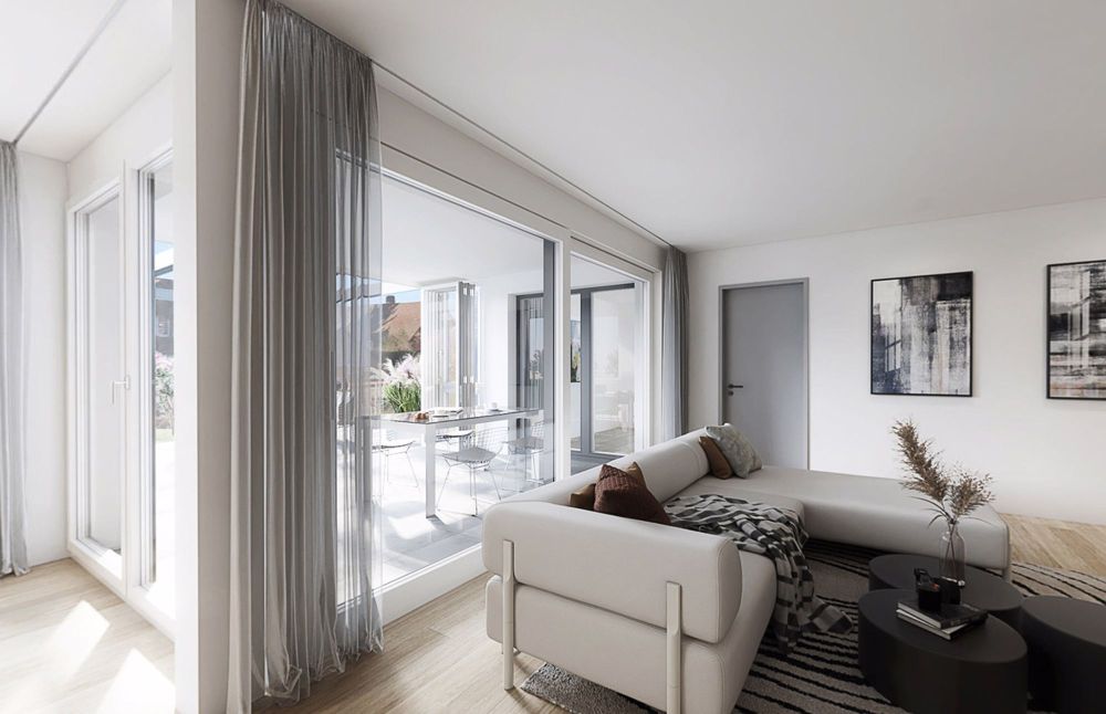 3½-Zimmer Erdgeschosswohnung mit Wintergarten, Sitzplatz und Garten - Bild 12