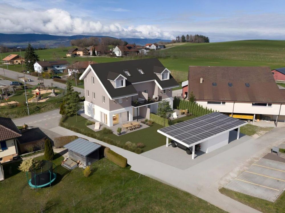 Doppolvilla mit 5.5 Zimmern in Cronay - Bild 6