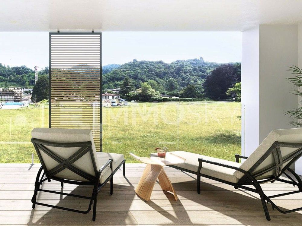 Luxus und Modernität in Monteggio - Living con vista