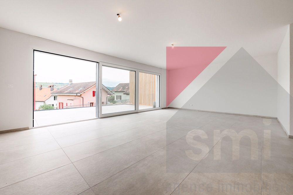 Villa neuve de 5pces avec un espace jour de 50m2 ! - Séjour avec terrasse