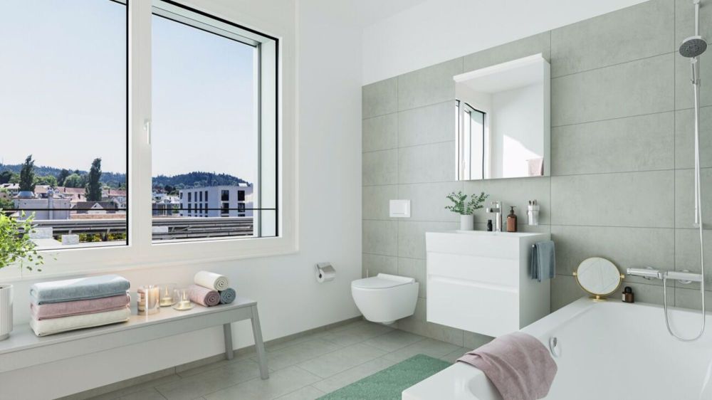 Aebiguet - 44b.32 - Ausbau Deluxe - Badezimmer mit Badewanne