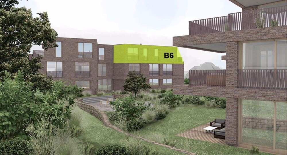 Projektvorankündigung - exklusive Attikawohnung mit unverbaubarer Aussicht. Neue Preise - B6 - Bild 2